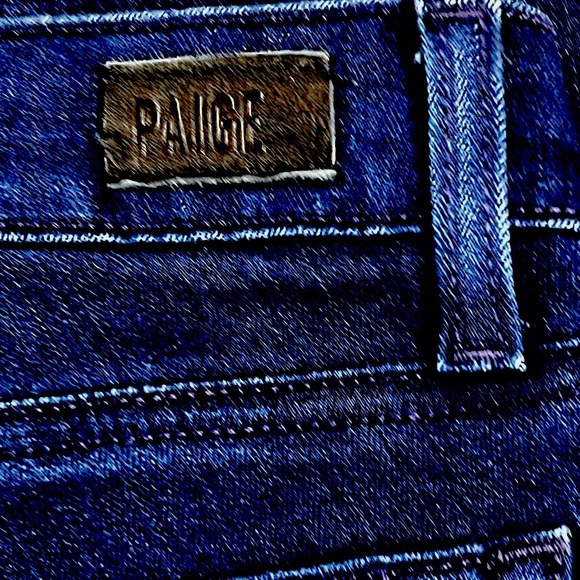 PAIGE Denim Verdugo Ultra Skinny Mid-Rise Jeans, Pamela Dark Wash, Size … - Picture 4 of 11